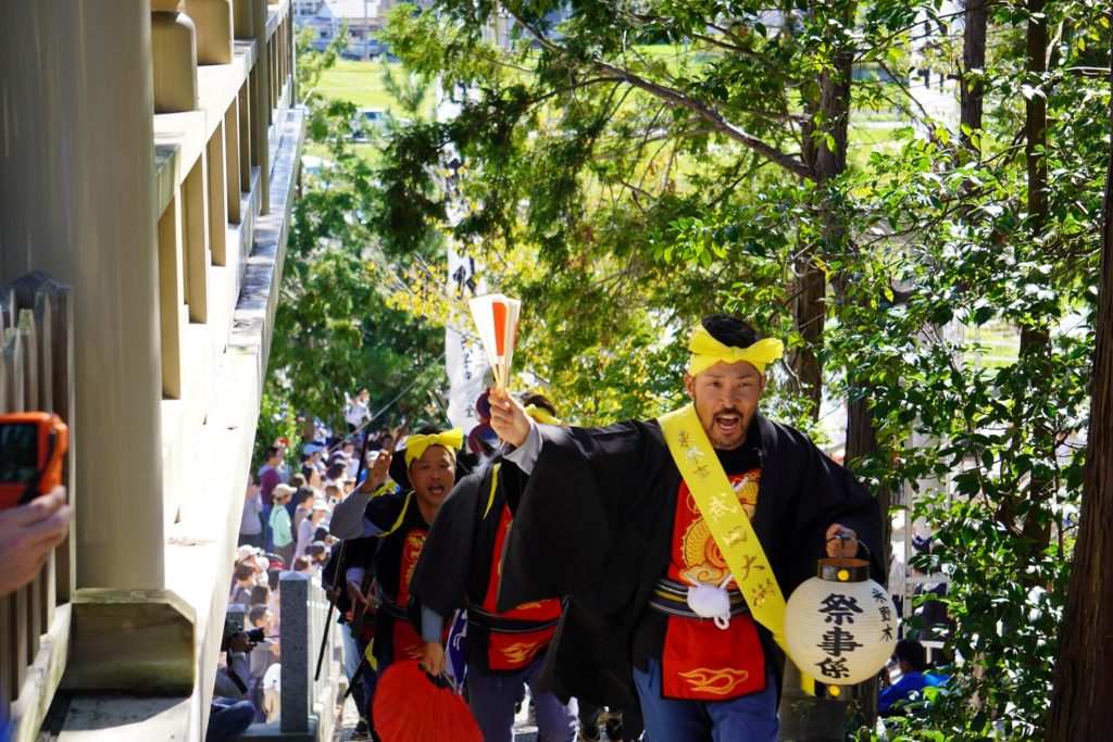 米野木神明社献馬奉納